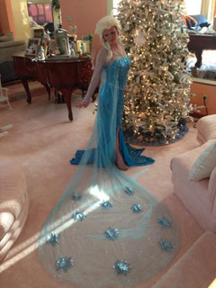 Snow Queen Costumed Character for Parties